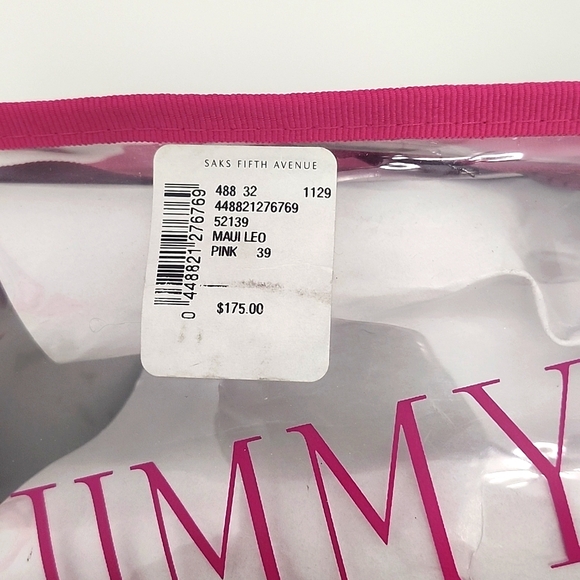 JIMMY CHOO Maui Leo pink tstrap jellies - Picture 2 of 12